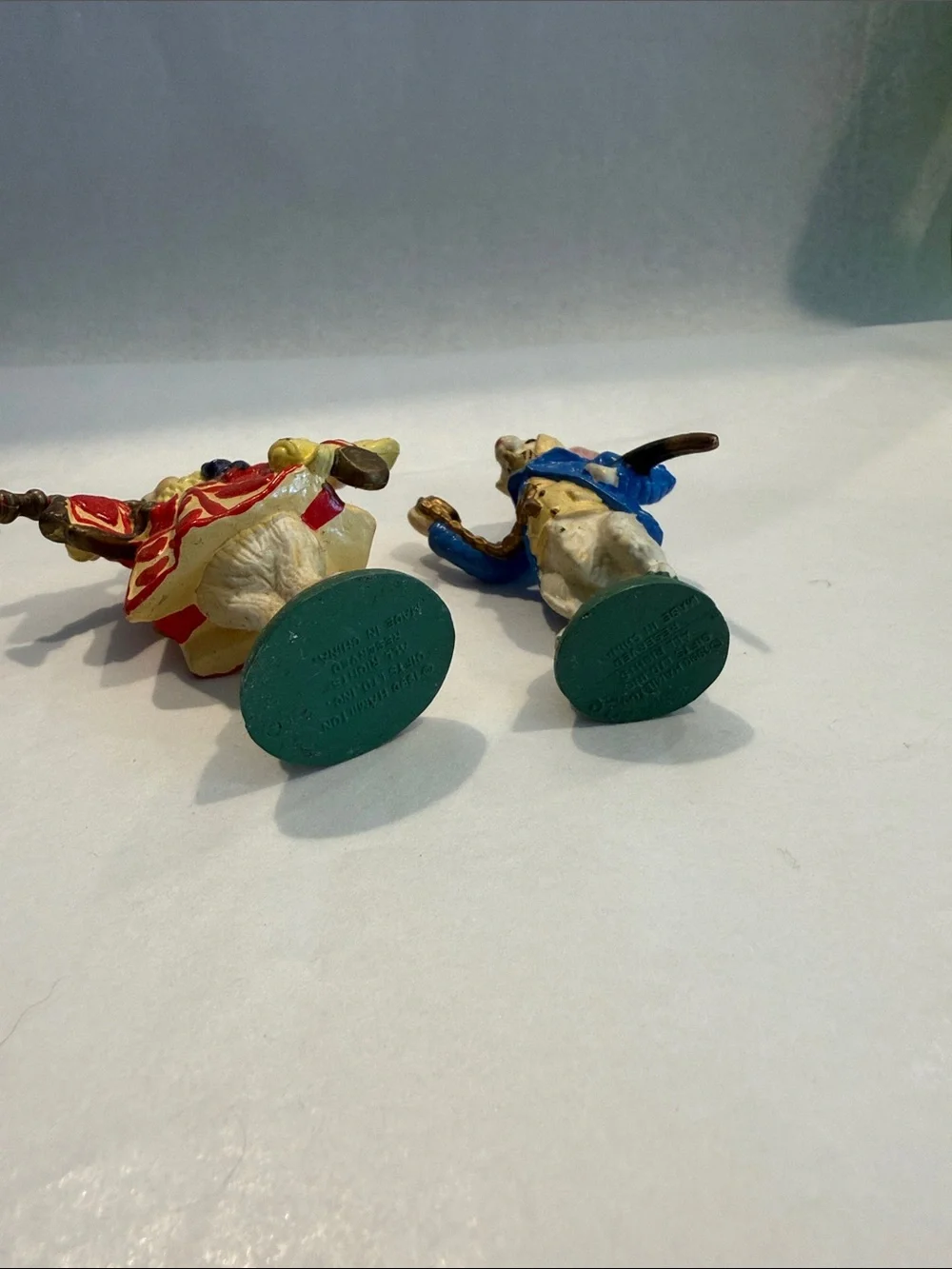 Set of 2 Alice in Wonderland Cake Topers 1990 Hamilton